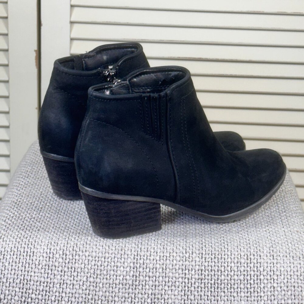 Blondo Vali 2.0 Waterproof Black Suede Ankle Boot Womens Size 6 Bootie MSRP $145 - Picture 3 of 7